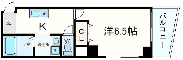 森ノ宮駅 徒歩10分 9階の物件間取画像